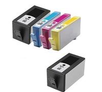 Compatible HP OfficeJet 7000 Wide Format Printer Ink Cartridges (5 Pack) -CD975AE Multipack
