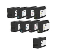 Compatible HP Officejet Pro 8720 All-in-One Printer Ink Cartridges (9 Pack) -L0S70AE Multipack