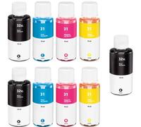 Compatible HP Smart Tank 7605 Printer Ink Cartridges (9 Pack) -1VV24AE Multipack