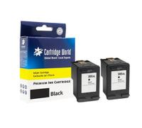 Compatible HP305XL Black Ink Cartridge Double Pack (3YM62AE)