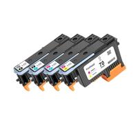 Compatible HP70 Printhead Replacement Compatible With C9404A C9405A C9406A C9407A Compatible With Designjet Z2100 Z5200 Z3100 Z3200(1Set - 4Color)