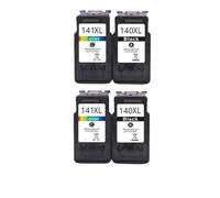 Compatible Ink Cartridge 140XL 141XL PG140 CL141 For Printers Like MG4110 MG3210 MG3510 MG474 Works With PG-140 CL-141(2 BK 2 Color)