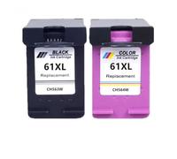 Compatible Ink Cartridge Compatible With 61XL 61 4500 4502 5530 Deskjet 1050 2050 3050 3054 3000 1000 Printer(1BK 1COLOR)