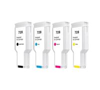 Compatible Ink Cartridge Compatible With 728 Compatible With Designjet T730 T830 Printer 4 Color 300ML(1SET)