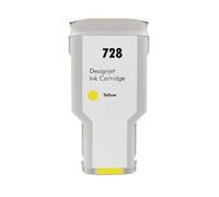 Compatible Ink Cartridge Compatible With 728 Compatible With Designjet T730 T830 Printer 4 Color 300ML(300ML-YELLOW)