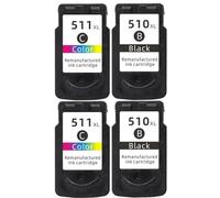 Compatible Ink Cartridge For ASW PG 510 CL 511 Works With PG510 CL511 Printers MP250 MP230 MP240 MP260 MP270 MP272 MP280(2BK 2C)