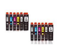 Compatible Ink Cartridge For PGI225 CLI226 PGI225 CLI226 Works With IP4820 IP4920 MG6220 MG6120 MG5320 MX882 Printers(6color 2 set)