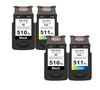 Compatible Ink Cartridge PG510 CL511 Compatible With PG 510 CL 511 XL IP2700 MP330 MP480 MP490 MP492 MP495 MP499 Printer(2BLACK 2COLOR)