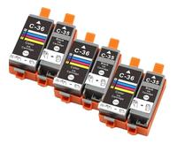 Compatible Ink Cartridge PGI-35 CLI-36 For IP100 IP100B IP110 TR150 Printer(3 Set)