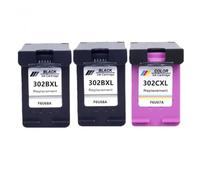 Compatible Ink Cartridge Replacement Compatible With 302XL Compatible With Deskjet 1110 1111 1112 2130 2131 Printers(2BK 1COLOR)