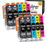 Compatible Ink Cartridge Replacement for HP 364 XL 364XL 10 Multipack (4BK &