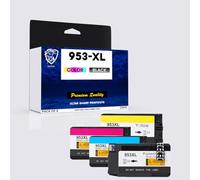 Compatible Ink Cartridges Replacement For HP 953XL 4-Pack CMYK Multipack With Upgraded Chip For HP OfficeJet Pro 7720 7730 7740 8210 8218 8710 8715 8716 8718 8720 8725 8728 8730 8740
