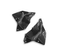 Compatible Inner Trim Panel Side Cover Fairing Compatible with Z 650 2020-2023 Models Upper Front Gas Tank Panel Z650 Part(Carbon-Look-1 Set)