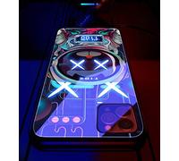 Compatible iPhone 11ProMax 6.5-in Case，Colorful Luminous Tempered GlassMobile Phone Protective case,A Personalized Phone Case Specially Designed for Cool Women and Trendy Men，Voice Control Call Flash…