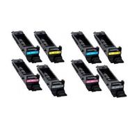 Compatible Konica Minolta Bizhub C20P Printer Toner Cartridges (8 Pack) -A0DK153 Multipack