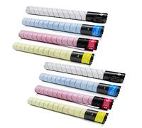 Compatible Konica Minolta Bizhub C308 Printer Toner Cartridges (8 Pack) -A8DA150 Multipack
