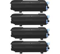 Compatible Quad Pack Kyocera TK-3400 Black Laser Toner Cartridges