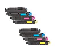 Compatible Kyocera ECOSYS M6035cidn Printer Toner Cartridges (8 Pack) -TK-5150K Multipack