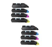 Compatible Kyocera Mita TASKalfa 250ci Printer Toner Cartridges (8 Pack) -1TO2JZOEU0 Multipack