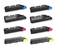 Compatible Kyocera Mita TASKalfa 400ci Printer Toner Cartridges (8 Pack) -TK-855K Multipack