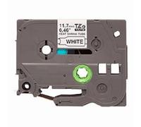 Compatible Label Tape for Brother P-Touch. 1.5m in Length. See Description for List of Compatible Printers. (Black ON White, 12mm HSE-231)