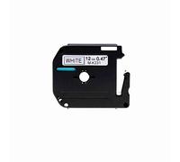 Compatible Label Tape Replacement for Brother Label Tape AZe-K231 12mm Laminated Adhesive Black On Clear Cassette