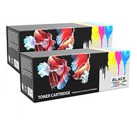 Compatible Laser Toner Cartridge for Dell B2360D, B2360DN, B3460DN, B3465DNF - Black, 2-Pack