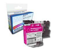 Compatible LC521M Magenta Ink Cartridge Replacement for Brother Printers