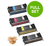 Compatible Lexmark C736dn Printer Toner Cartridges (4 Pack) -C734A1KG Multipack