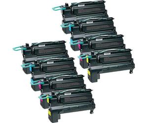 Compatible Lexmark C792DHE Printer Toner Cartridges (8 Pack) -C792X1KG Multipack