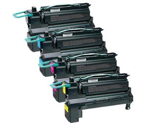 Compatible Lexmark C792DTE Printer Toner Cartridges (4 Pack) -C792X1KG Multipack