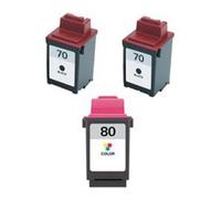 Compatible Lexmark Optra 45 Printer Ink Cartridges (3 Pack) -12A1970 Multipack