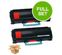 Compatible Lexmark E462dtn Printer Toner Cartridges (2 Pack) -E260A11E Multipack