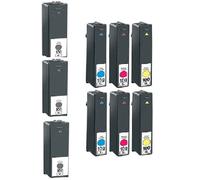 Compatible Lexmark Interact S602 Printer Ink Cartridges (9 Pack) -14N1068E Multipack
