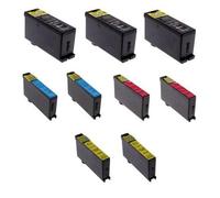 Compatible Lexmark Interpret se S408 Printer Ink Cartridges (9 Pack) -14N0476E Multipack