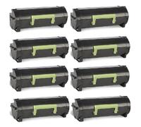Compatible Lexmark MS310d Printer Toner Cartridges (8 Pack) -50F2H0E Multipack