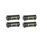 Compatible Lexmark MS510dn Printer Toner Cartridges (4 Pack) -50F2000 Multipack