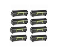 Compatible Lexmark MS510dn Printer Toner Cartridges (8 Pack) -50F2000 Multipack