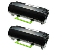 Compatible Lexmark MX510de Printer Toner Cartridges (2 Pack) -60F2H00 Multipack