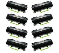 Compatible Lexmark MX511dhe Printer Toner Cartridges (8 Pack) -60F2H00 Multipack