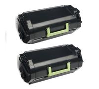 Compatible Lexmark MX710de Printer Toner Cartridges (2 Pack) -62D2H00 Multipack