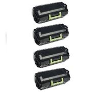 Compatible Lexmark MX710de Printer Toner Cartridges (4 Pack) -622H Multipack