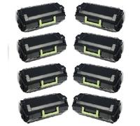 Compatible Lexmark MX710de Printer Toner Cartridges (8 Pack) -622H Multipack