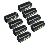 Compatible Lexmark MX710de Printer Toner Cartridges (8 Pack) -62D2X00 Multipack