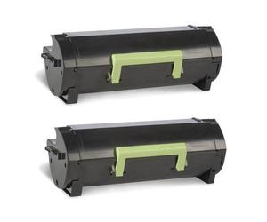 Compatible Lexmark MX710dhe Printer Toner Cartridges (2 Pack) -62D2X00 Multipack