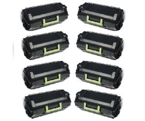 Compatible Lexmark MX811dxme Printer Toner Cartridges (8 Pack) -622H Multipack