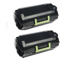 Compatible Lexmark MX812dxme Printer Toner Cartridges (2 Pack) -62D2H00 Multipack