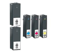 Compatible Lexmark Prestige Pro805 Printer Ink Cartridges (5 Pack) -14N1068E Multipack