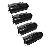 Compatible Lexmark T654DTN Printer Toner Cartridges (4 Pack) -0T650A21E Multipack