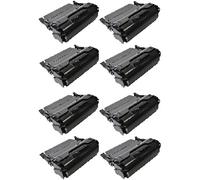 Compatible Lexmark T654DTN Printer Toner Cartridges (8 Pack) -T650H11E Multipack